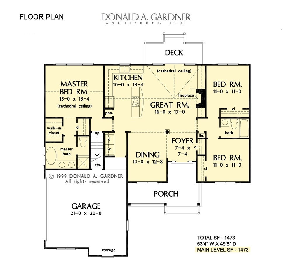 The Tanglewood by Don Gardner Home Plans